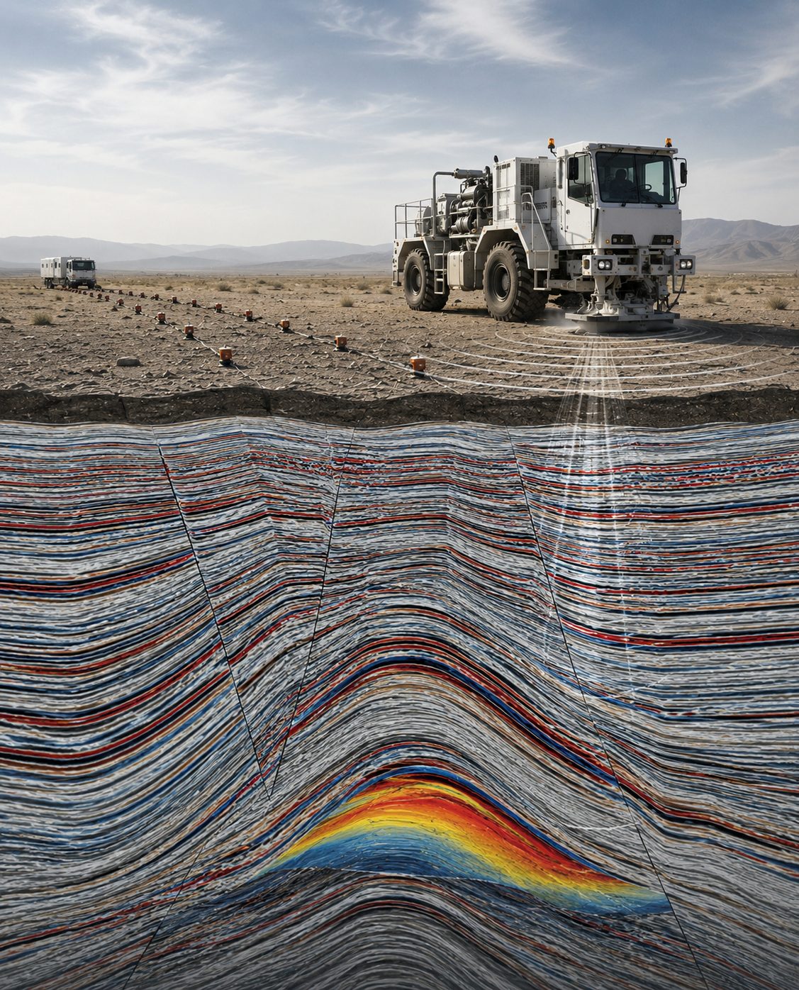 Seismic survey acquisition in the field